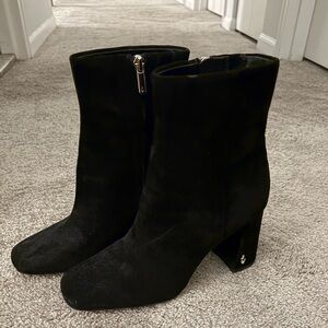 Sam Edelman Codie Square Toe Bootie (Women) (Black)